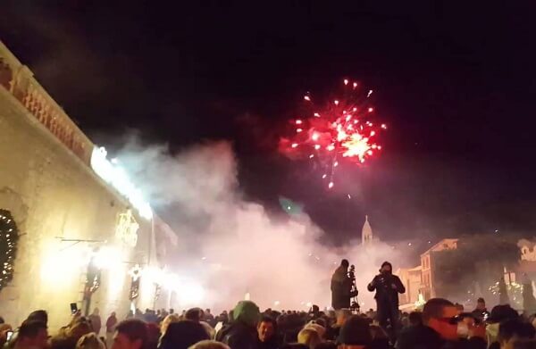 Hvar New Years Eve Fireworks