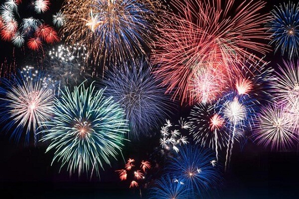 St Augustine FL New Year Fireworks