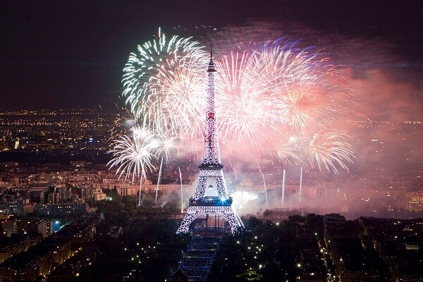 Eiffel Tower New Year Celebration