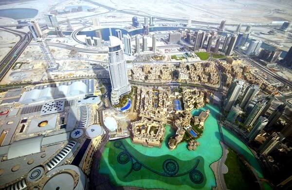 Best View from Armani Hotel Dubai
