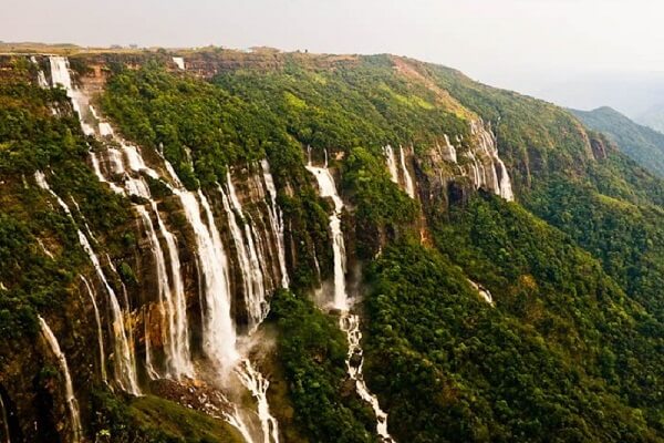 Nohsngithiang Waterfalls, East Khasi Hills, Meghalaya
