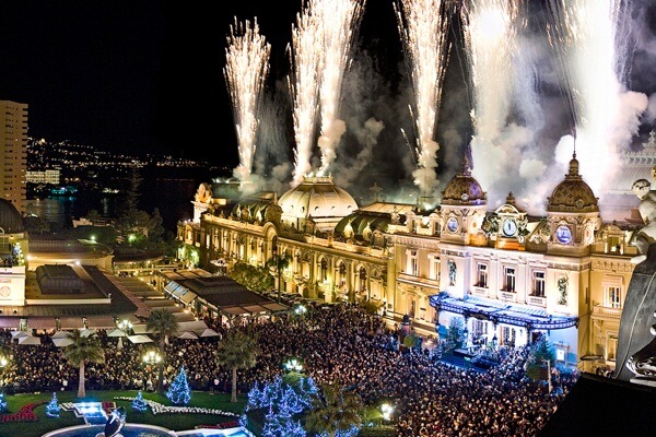 Best New Year Fireworks view from Hôtel Hermitage Monte-Carlo
