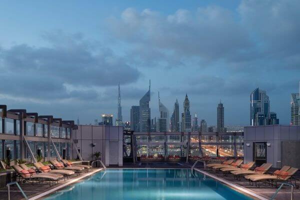 Burj Khalifa View at Jumeirah Living World Trade Centre Residence