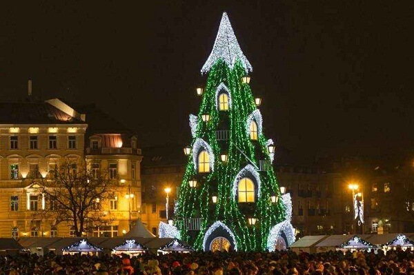 Christmas Tree in Lithuania