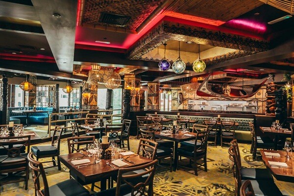 Restaurant at Hilton Dubai Jumeirah Resort
