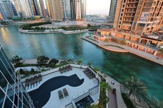Best View from Mövenpick Hotel Jumeirah Lakes Towers