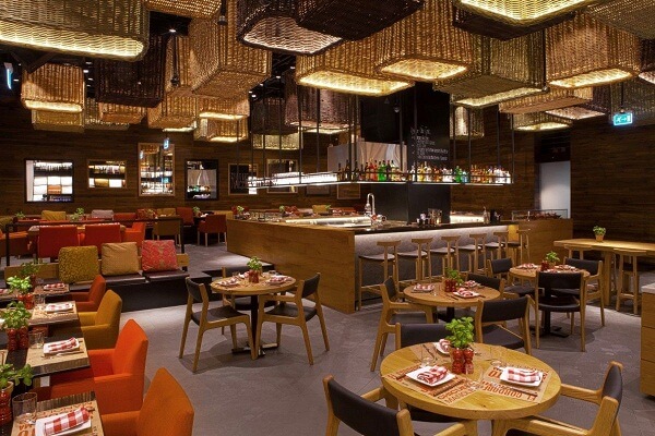 Restaurant at Kempinski Hotel Mall of the Emirates Dubai