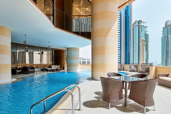 Swimming Pool at Crowne Plaza Doha West Bay