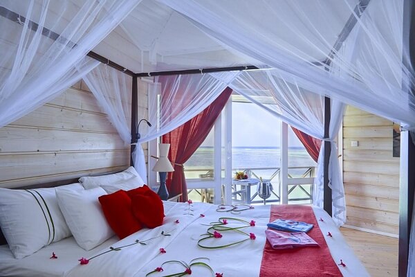 Special Honeymoon Decorations at Kuredu Island Resort and Spa Maldives